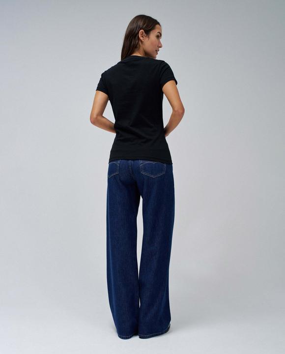 Actual product image Salsa Jeans T-Shirt Lurex Embroidery Branding T-Shirt (XS)