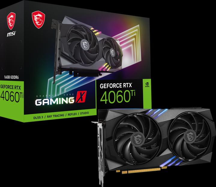 Image du produit MSI RTX 4060 TI 16GB Gaming X (16 Go)