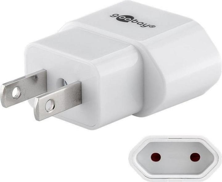 Actual product image Goobay Mains adapter 2-pin US/Japan