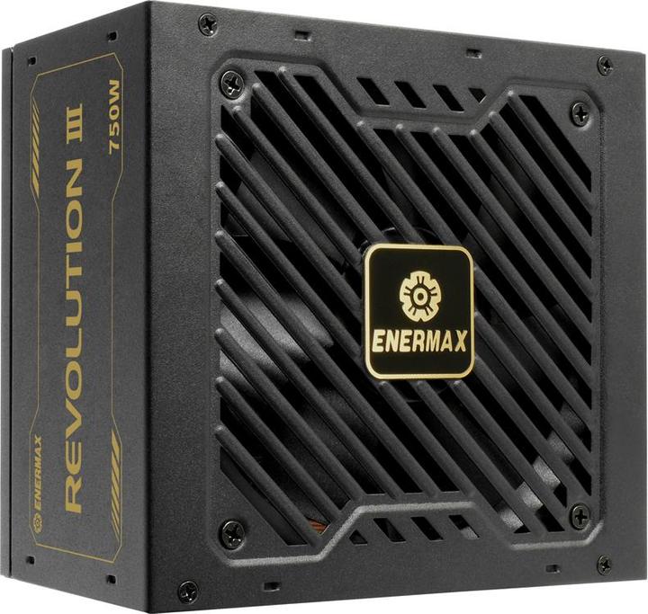Actual product image Enermax Power Supply 750W Revolution3 80+ Gold Black FULLMOD (750 W)
