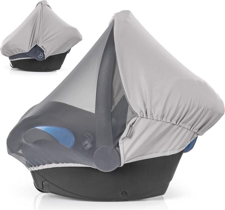 Image du produit Zamboo Protection pluie & insectes Capote pour siège-auto bébé 3en1 Protection solaire