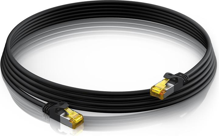 Actual product image Primewire Network cable CAT.7, RJ-45, Ethernet, Slim patch cable Cat 7, Gigabit cable, 10000 Mbit LAN cable (U/FTP, CAT7, 7.50 m)
