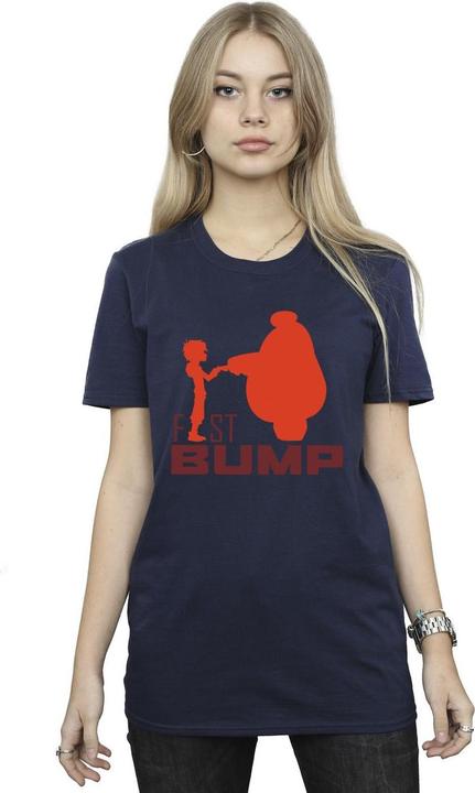 Immagine prodotto Disney Big Hero 6 Baymax Fist Bump Cutout Maglietta Ampia Donna (M)