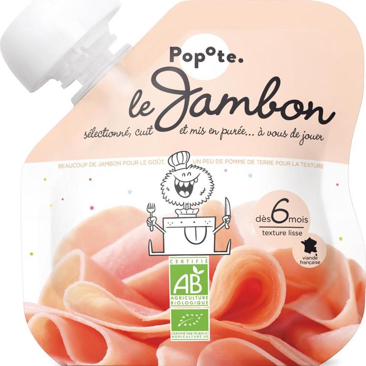 Image du produit Popote Quetschie Schinken BIO (60 g)