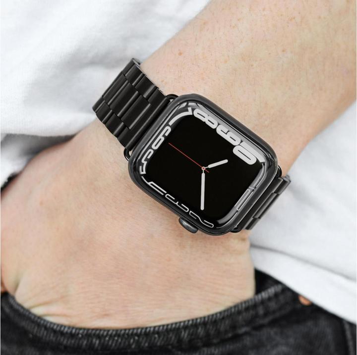 Produktbild Vonmählen Armband Link Bracelet Apple Watch 38/40/41 mm Black (Edelstahl)