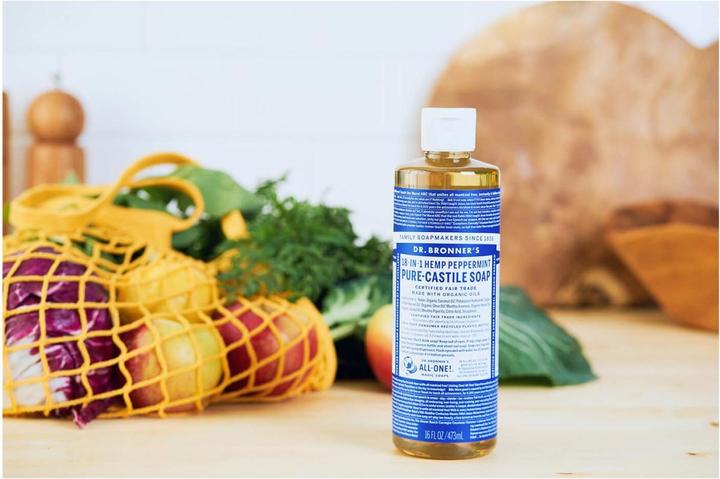 Produktbild Dr. Bronner's 18-IN-1 Pfefferminze (Flüssigseife, 475 ml)