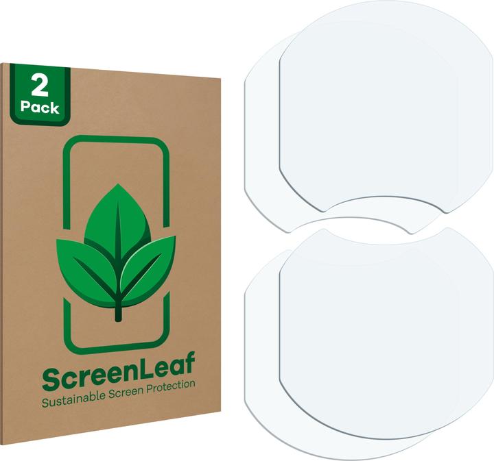 Actual product image ScreenLeaf Protective film sustainable screen protector screen protector film clear transparent (2 Piece, Honor 90 Lite)