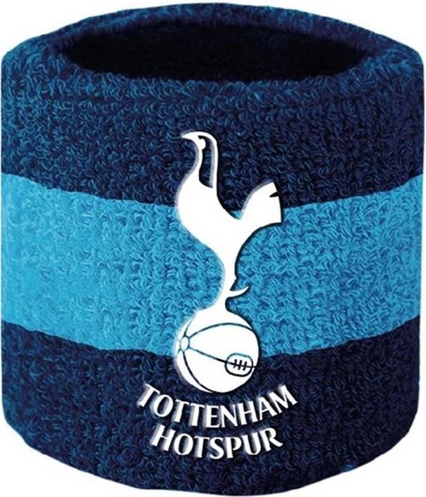 Actual product image Tottenham Hotspur FC Cotton Elasticated Wristband (Pack of 2) (100% synthetic material)