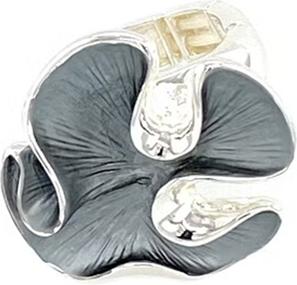 Produktbild Signé Signè Ring Damenring elastisch silberfarben rhodiniert One Size Blume Grau No.14 (18, 19, 20, 21)