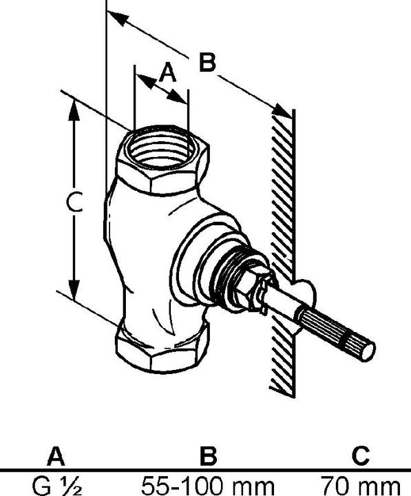 Actual product image Kludi Concealed valve Baus. 1 - Pre-assembly DN 15 G-connection G 1/