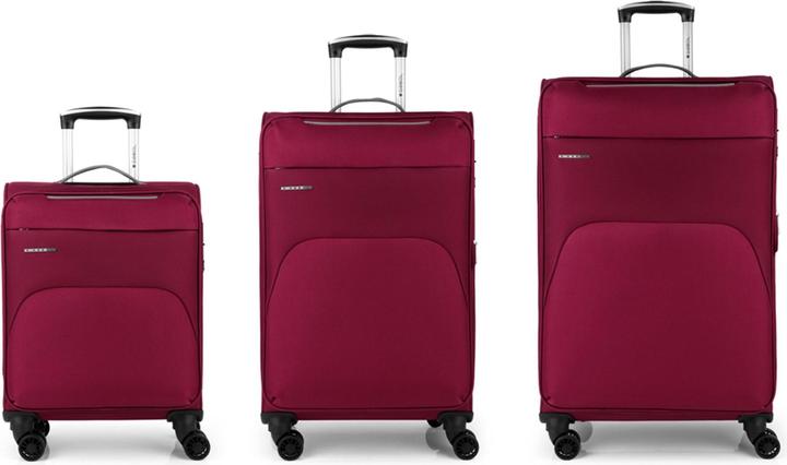 Actual product image Gabol Zambia 4-wheel suitcase set 3-piece with stretch fold (208 l, XL (from 140l))