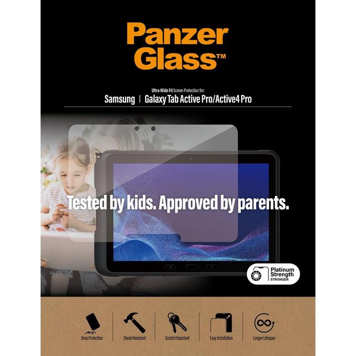 Actual product image PanzerGlass Screen protector for tablet (1 Piece, Galaxy Tab Active Pro)