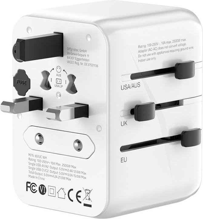 Produktbild Offgridtec Reiseadapter
