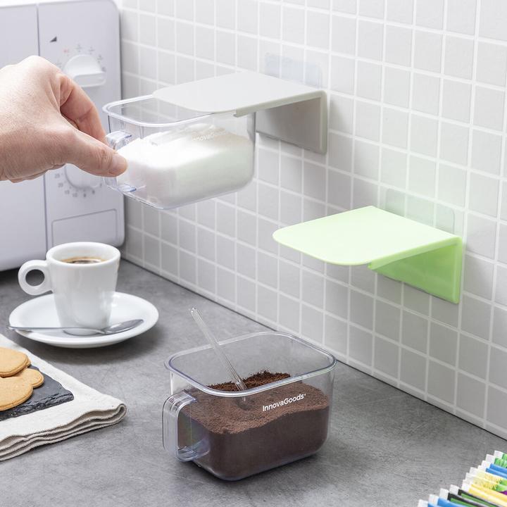 Image du produit InnovaGoods 2x récipient de cuisine autocollant (0.42 l)