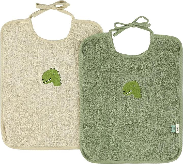 Trixie Baby Lätzchen XL 2er Set Dino