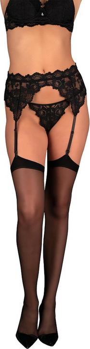 Productafbeelding LivCo Corsetti Fashion LC Soliana jarretelgordel zwart S/M (S/M)