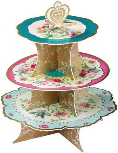 Image du produit TALKING TABLES Truly Scrumptious Cake Stand Présentoir à gâteaux Fleurs
