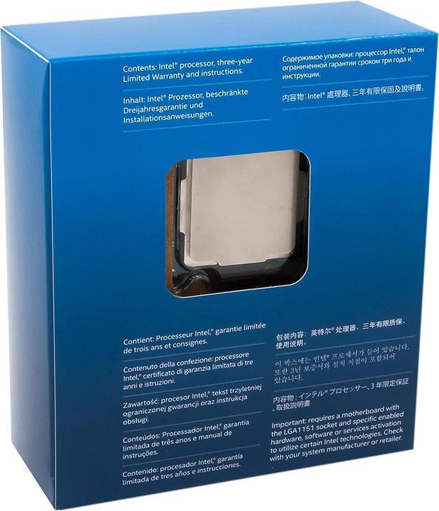 Actual product image Intel Core i7 7700K (LGA 1151, 4.20 GHz, 4 -Core)