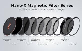 Produktbild K&F Concept Concept Magnetic 1/4 Black Mist Filter Nano X - 82mm (82 mm, Black Mist Filter, 82 mm)