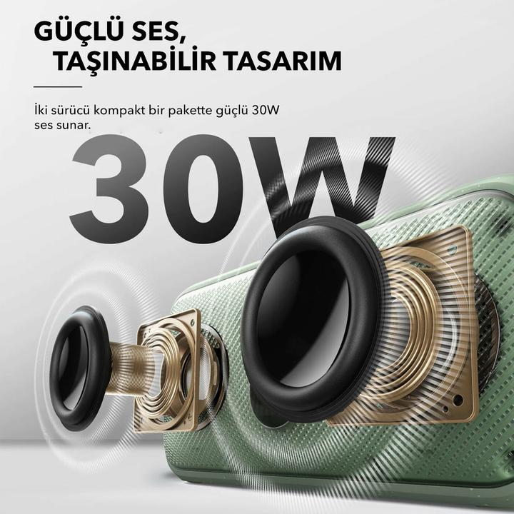 Actual product image soundcore Bluetooth speaker Motion 300 green (13 h)
