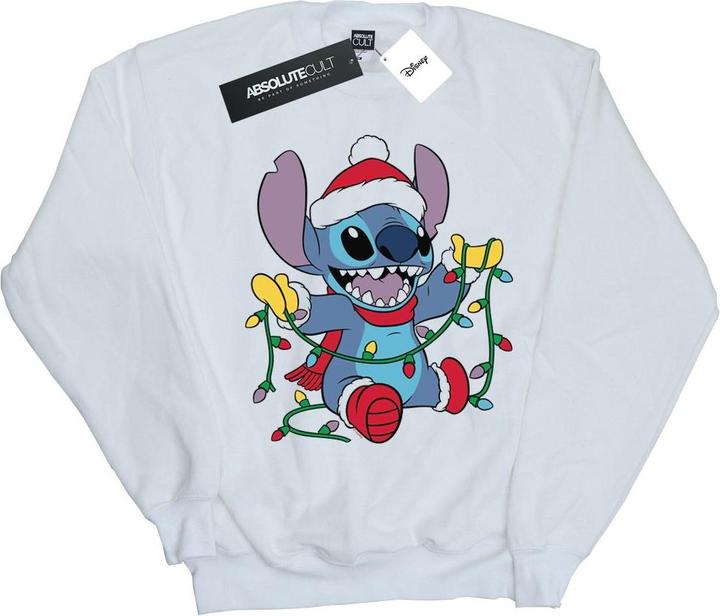 Produktbild Disney Lilo And Stitch Christmas Lights Sweatshirt (XXL)