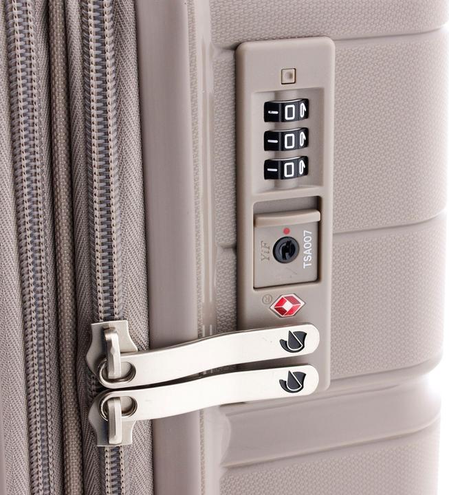 Actual product image Wüsthof 3800 4 Rollen Kabinentrolley 55 cm mit Dehnfalte (36 l, Hand luggage (up to 50 litres))