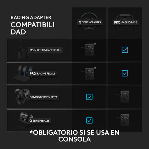 Produktbild Logitech Rs Shifter And Handbrake Black (PC, Xbox Series S, Xbox Series X, PS4, PS5, Xbox One S, Xbox One X)