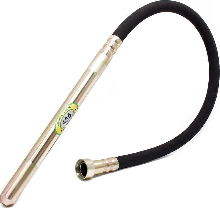 Produktbild Wiltec Rüttelflasche Ø35mm 150cm flexible Welle Betonrüttler Innenrüttler Handrüttler