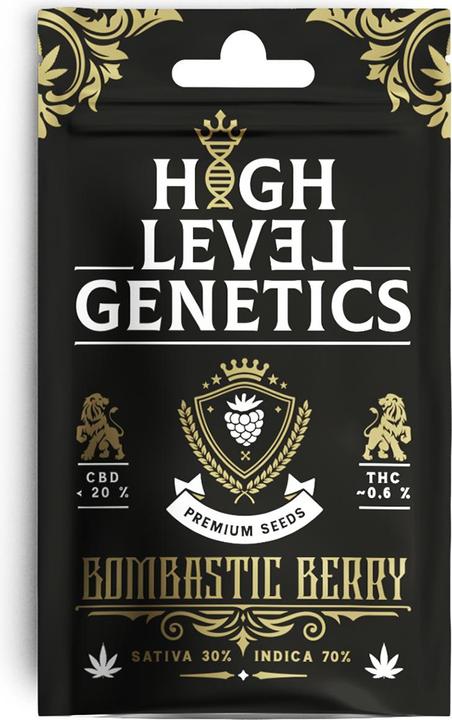Immagine prodotto High Level Genetics Semi Bombastic Berry 3 pezzi (2.43 g, Interno)