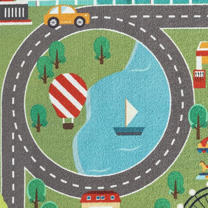 Image du produit Teppich-Traum Spielteppich mit Stadtlandschaft (80 x 150 cm)