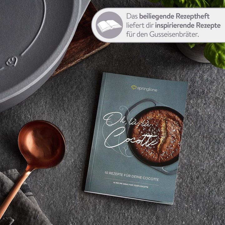 Produktbild Springlane Cocotte (24 cm, Bräter + Schmortopf, Gusseisen)