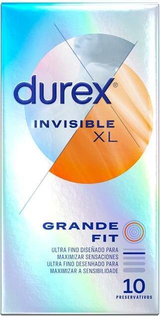 Produktbild Durex Kondome Unsichtbar XL 10ud (10 Stk.)