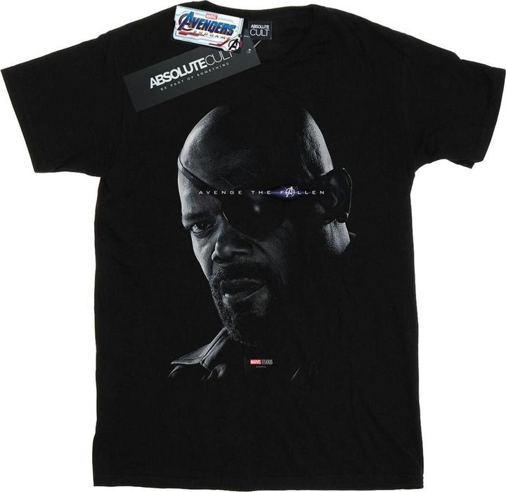Avengers Endgame Avenge The Fallen Nick Fury TShirt (M)