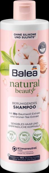 Produktbild dm Balea Natural Beauty Shampoo (400 ml, Flüssiges Shampoo)