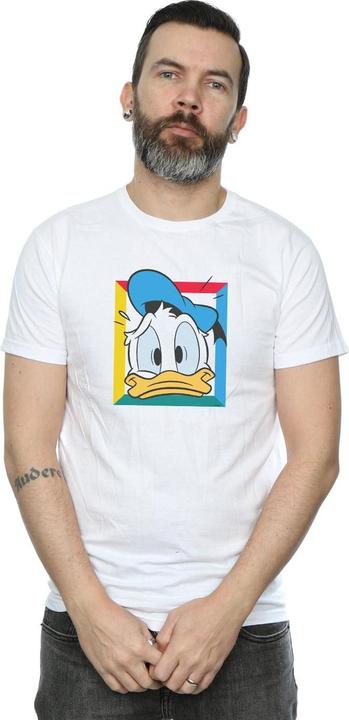 Actual product image Disney Mens Donald Duck Panicked T-Shirt (XXL)