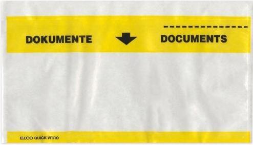 Actual product image Elco Document pouches Quick Vitro polyethylene C5/6 (250 x)