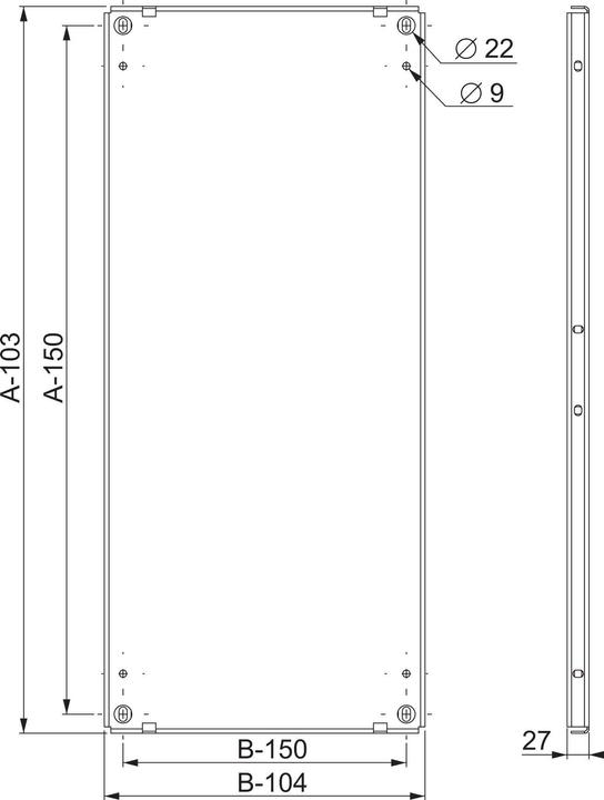 Produktbild Schneider Electric Spacial SF/SM-Montageplatte, 2000x800mm NSYMP208