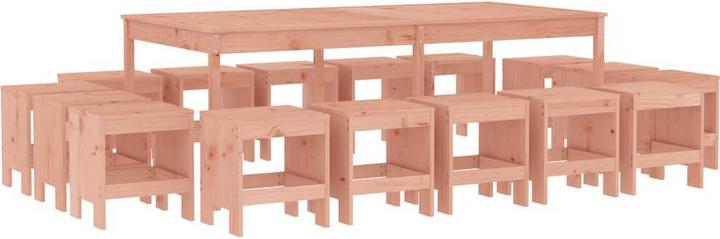 Produktbild VidaXL 17-tlg. Garten-Essgruppe Massivholz Douglasie,Material (100 cm)