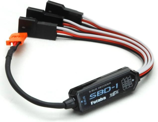 Actual product image Futaba D1 Adapter 20cm