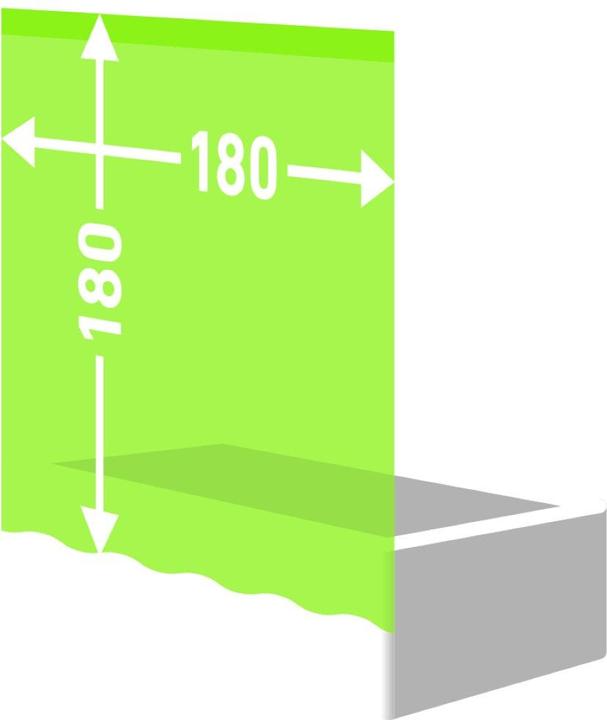 Immagine prodotto Diaqua Tenda da doccia tessile Swiss Dream (180 x 180 cm)