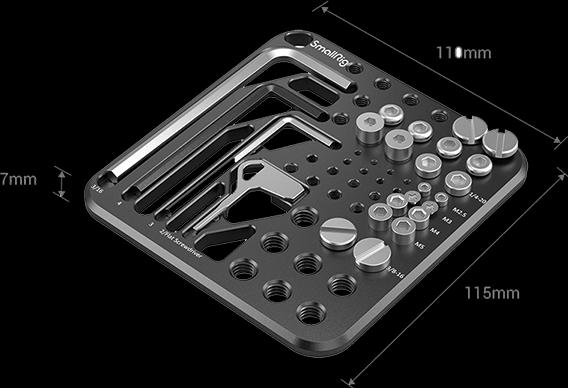 Produktbild SmallRig 3184 Screw and Hex Key Storage Plate (Diverses Video Zubehör)