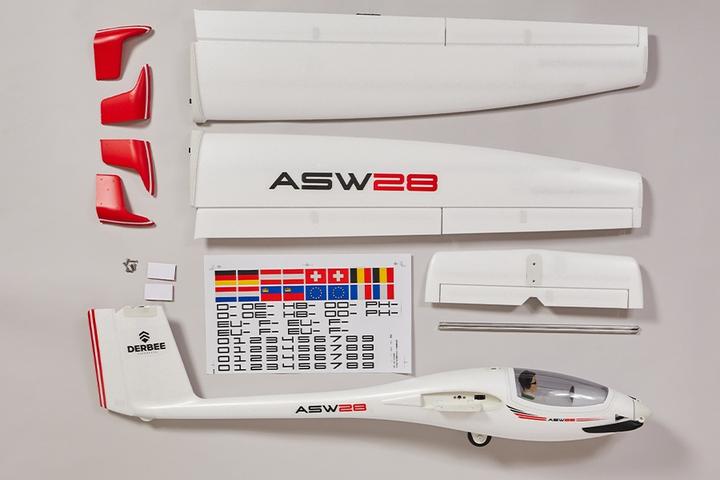 Image du produit Derbee ASW-28 Elektrosegler PNP - 200cm (Planeur)