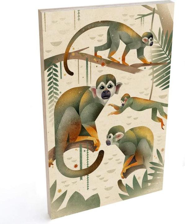 Produktbild Trenddeko Squirrel Monkeys (20 x 30 cm)