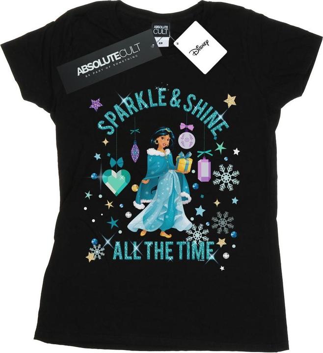 Immagine prodotto Disney Princess Jasmine Sparkle And Shine Maglietta Donna (L)