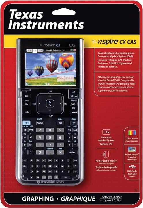 Actual product image TI Nspire CX CAS (Rechargeable battery)