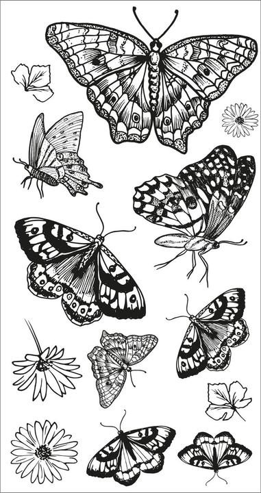 Produktbild Sizzix Clear Stamps Set "Nature Butterflies"