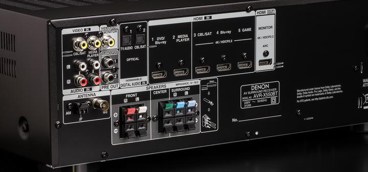 Image du produit Denon Avr-X550bt (5.2 canaux, FM)