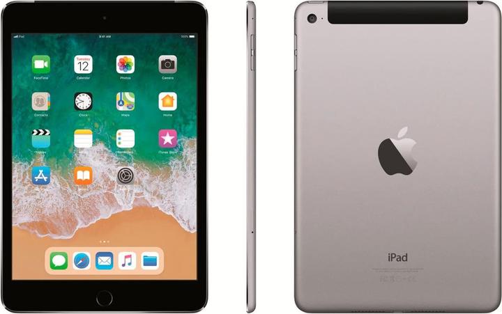 Apple iPad mini 4 (4G, 7.90", 128 Go, Gris sidéral)