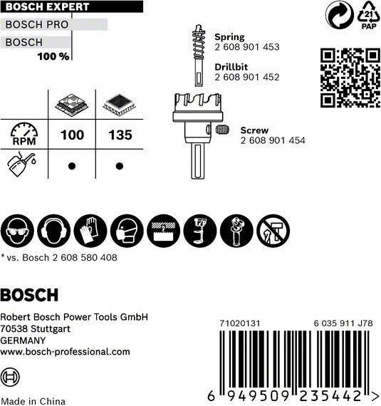 Produktbild Bosch Professional Zubehör EXPERT Construction Material Lochsäge, 19 x 60 mm (19 mm)