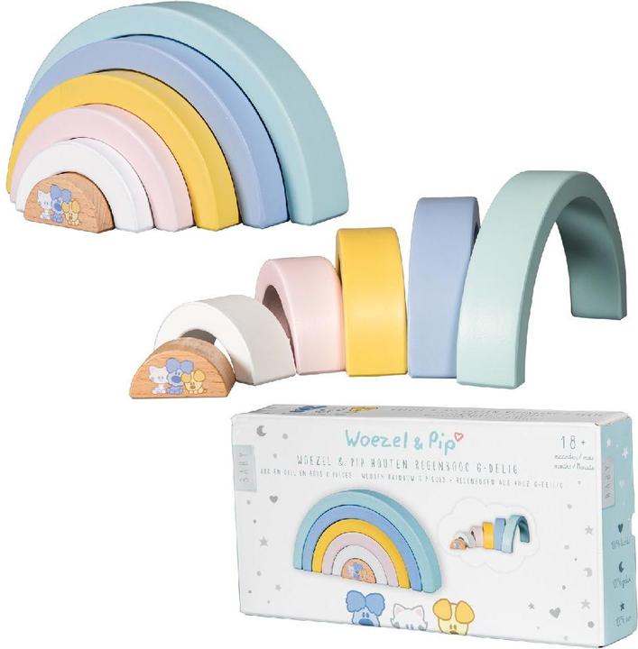Image du produit Rubo Toys Woezel en Pip Baby Regenboog